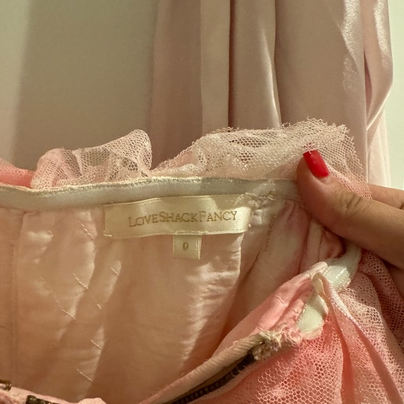 LoveShackFancy Calandre Strapless Mini Dress Size 0 - Picture 2 of 2